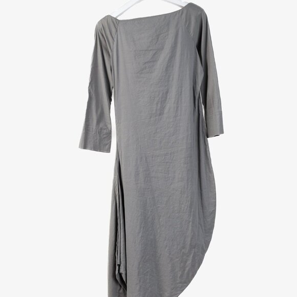 Annette Gortz Grey Asymmetrical Sculpture Dress - Picture 2 of 11